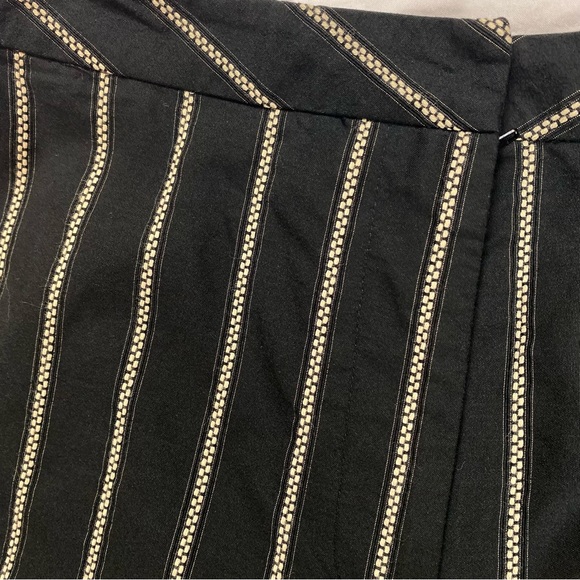 Oscar De La Renta Pinstripe Wide Leg Pants XS - Picture 5 of 6